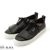 Schott CLUTCH GARD LETHER SNEAKER BLACK 409599902画像