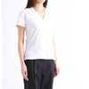 AURALEE SEAMLESS V-NECK TEE A00V06ST画像