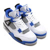 NIKE AIR JORDAN 4 RETRO WHITE/GAME ROYAL-BLACK 308497-117画像