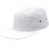 Supreme × LACOSTE Pique Camp Cap WHITE画像