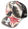 NEW ERA 9FORTY A-Frame Trucker BOTANICAL MESH CAP 11404714画像