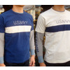 Buzz Rickson's SLUB YARN T-SHIRT "U.S.NAVY" EMB'D BR77612画像