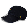 '47 Brand PITTBURGH PIRATES ABATE CLEAN UP STRAPBACK BLACK FTSPBP006画像