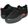 NIKE AIR JORDAN 12 LOW GS blk/max org 308305-003画像