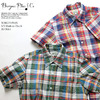 BURGUS PLUS S/S Madras Check BD Shirt HBP-303SCK画像