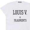 LOUIS VUITTON × Fragment Design OVERSIZE TEE WHITE画像