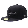 B Yohji Yamamoto × NEW ERA SIGNATURE 59FIFTY CAP BLACK画像