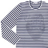 COMME des GARCONS × Osamu Harada キャラクター&ハート Border L/S Tee WHITExNAVY画像