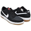 NIKE SB ZOOM DUNK LOW ELITE BLACK / WHITE - GUM LIGHT BROWN 864345-019画像