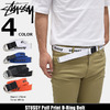 STUSSY Puff Print D-Ring Belt 135140画像