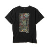 UBIQ THREE TIDES TATTOO × UBIQ “IREZUMI” T-SHIRT (Kimen Chirashi) Designed by Ganji BLACK UB17S-PT01画像