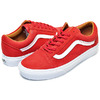 VANS OLD SKOOL PREMIUM LEATHER racing red/true white VN0A38G1MRV画像