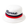 ellesse BIG LOGO BUCKET HAT WHITE EAE1733画像