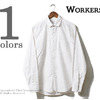 Workers Narrow Round Collar Shirt, Tattersall画像