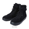 CHORD NUMBER EIGHT ZIP SNEAKERS BLACK-BLACK N8M1G5-AC10画像