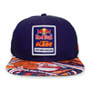 NEW ERA RED BULL KTM FACTORY RACING SPIKES TRUCKER MESH CAP NAVYxORANGE NERB020画像