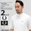 FRED PERRY Laurel Mock Neck S/S Tee F1661画像