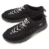 KEEN UNEEK O2 Black/White 1017849画像