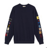 MAISON KITSUNE SWEAT-SHIRT MAISON MULTI PATCH KMM0762画像