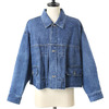 Doublet CUT OFF OVERSIZED SILK DENIM BLOUSON 17AW11BL45画像