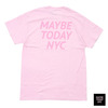 Maybe Today NYC Tonal Logo Tee LT.PINK画像