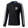 adidas Originals LONG SLEEVE PIQUE TEE BLACK BR2042画像