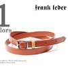 FRANK LEDER COW LEATHER BELT 0020077画像
