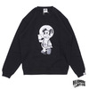 Billionaire Boys Club MICKEY MOUSE ASTRONAUT CREW BLACK画像