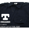 TELLASON INDIGO CANVAS WORK SHIRT CLAMPDOWN 3005-05画像