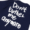 WASTED YOUTH Don't bother me anymore Tee NAVY画像