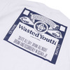 WASTED YOUTH BUD Tee WHITE画像