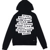 F.C.R.B. SUPPORTER PULLOVER HOODY(RISEMUFF) BLACK画像