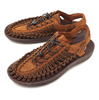 KEEN MENS UNEEK LEATHER Tortoise Shell/Mulch SC 1017877画像