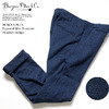 BURGUS PLUS Tapered Slim Trousers Heather Indigo BP16301-1画像