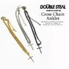 DOUBLE STEAL Cross Chain Anklet 474-90211画像