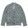 BURGUS PLUS Wool/Cotton Indigo Cardigan BP17610画像