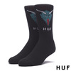 HUF DECEMBER DUDES SERIES SOCK BLACK画像