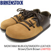 BIRKENSTOCK MONTANA NUBUCK/SMOOTH LEATHER Brown/Dark Brown LIMITED GS1006339画像