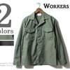 Workers Fatigue Shirt, MIL-Reversed Sateen,画像