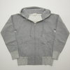 Two Moon Heavy Weight Cotton Sweat Fabric Set-in Sleeve Fastener Front Hoody 17515画像