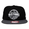 NEW ERA DETROIT PISTONS TEAM-BASIC SNAPBACK BLACKxGRAPHITE FFNEDTP026画像