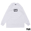 FUN BOX LOGO L/S TEE WHITE画像