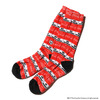 Coca-Cola by UBIQ REFRESHED PATTERN SOCKS RED UQ17-S015-RED画像