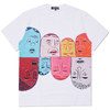 COMME des GARCONS HOMME DEUX × Barry McGee FACE TEE WHITE画像