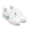 NIKE CORTEZ BASIC SL (GS) WHITE/OCEAN BLISS-NOISE AQUA AH7528-101画像