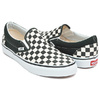 VANS CLASSIC SLIP-ON (CHECKERBOARD) SCARAB / WHITE VN0A38F7QTJ画像