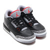 NIKE AIR JORDAN 3 RETRO OG BG BLACK/FIRE RED-CEMENT GREY-WHITE 854261-001画像