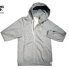 REIGNING CHAMP #3205 MIDWEIGHT TERRY ZIPUP HOODY heather grey画像