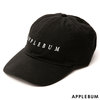 APPLEBUM Logo Cotton Cap BLACK画像