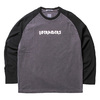 Liberaiders METAL LOGO RAGLAN L/S TEE #71502 (BLACK)画像